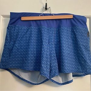 Oiselle Blue Athletic Shorts